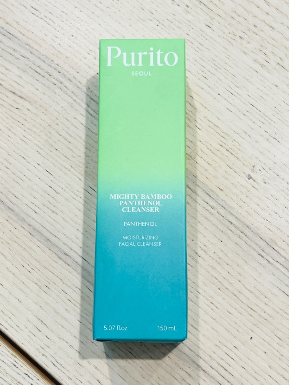PURITO SEOUL Mighty Bamboo Panthenol Cleanser 5.07 oz 150ml NEW beauty skincare